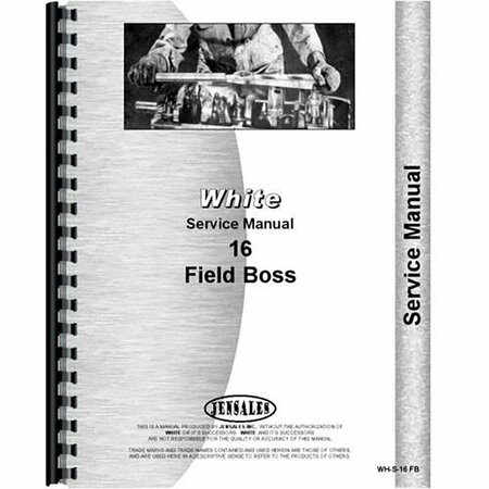 AFTERMARKET Service Manual for White 16 Field Fits Boss Tractor RAP82648